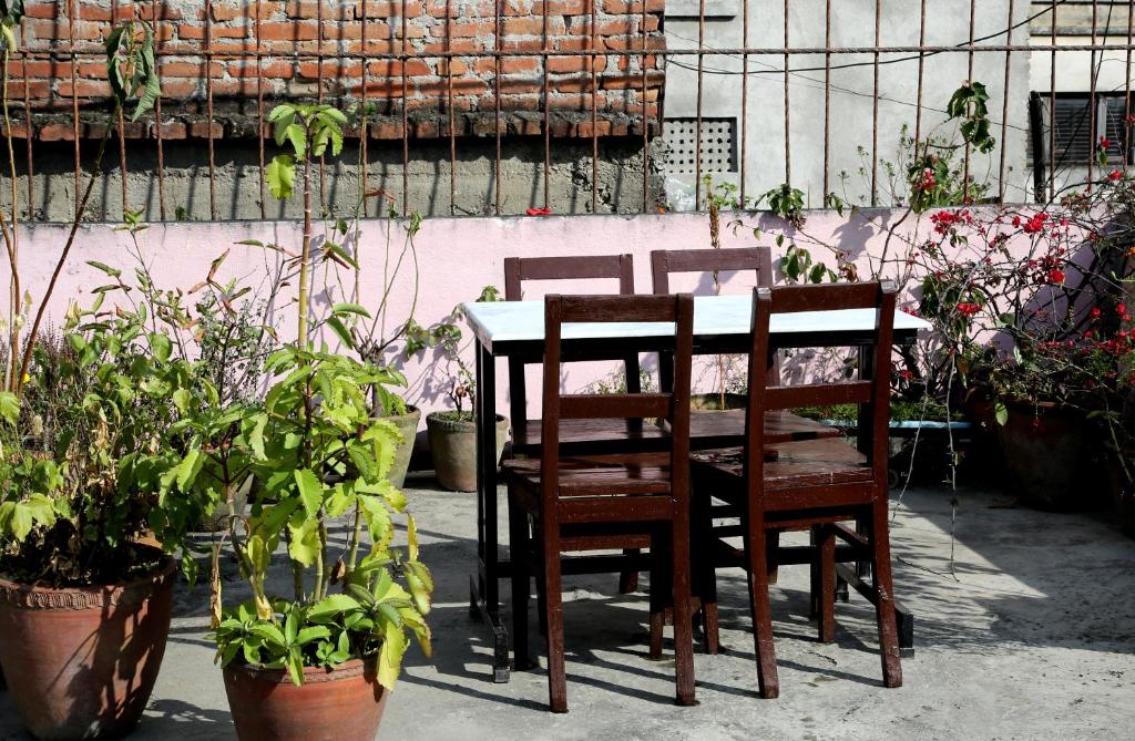 Restaurant, Mitra Garden Inn in Kathmandu