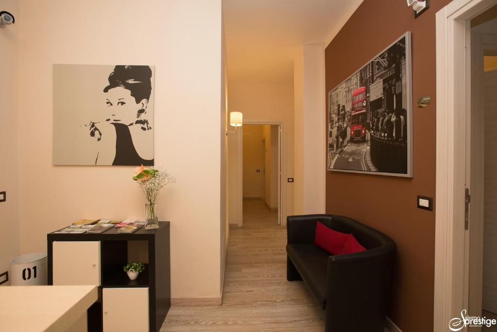 Lobby, SalernoPrestige rooms in Salerno