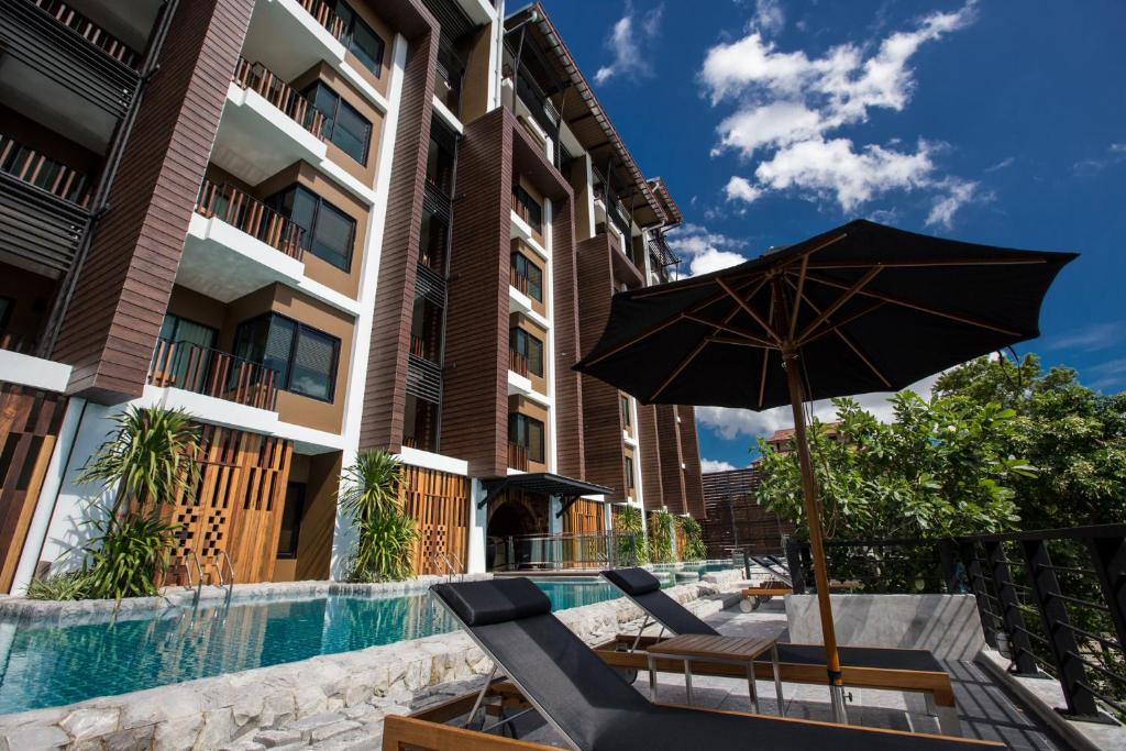 Exterior view, Natee The Riverfront Hotel Kanchanaburi in Kanchanaburi