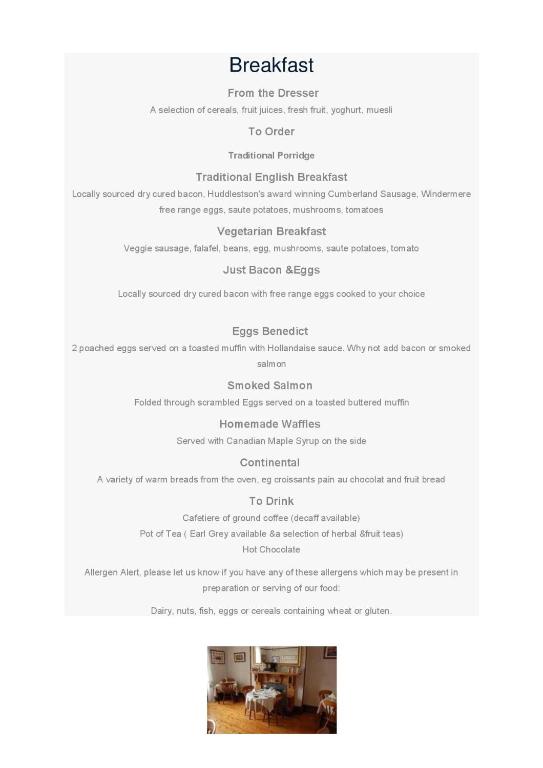 Food and beverages