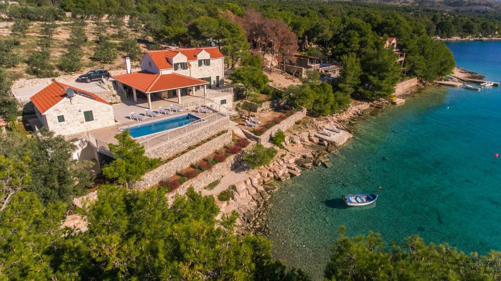 Luxury Villa Kate on sea with heated pool photo