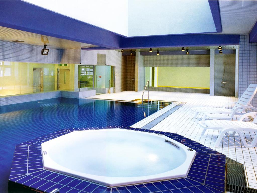 Hot spring bath, Hotel Ravie Kawaryo in Atami