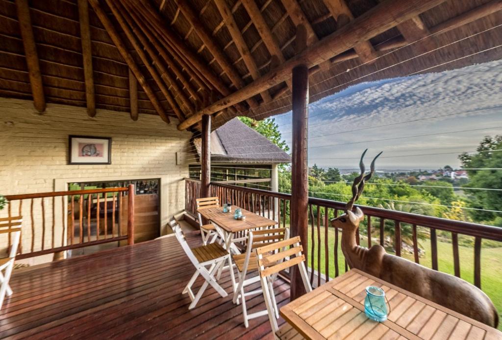 Winelands Villa Guesthouse and Cottages 眺望