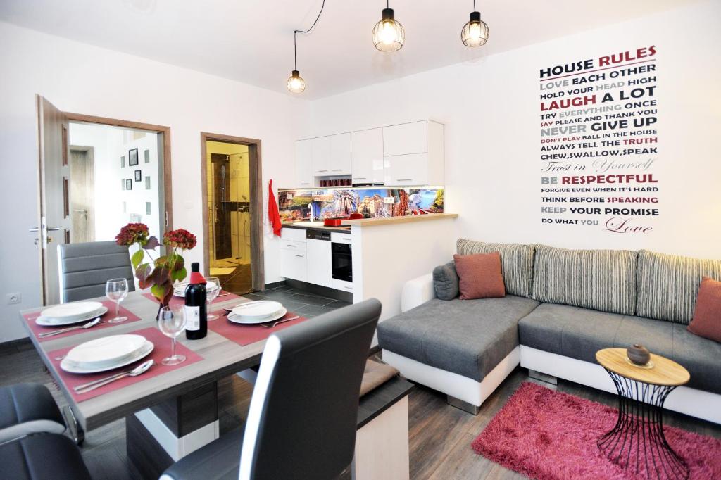 Kitchen, Nobilis Apartman Eger in Eger