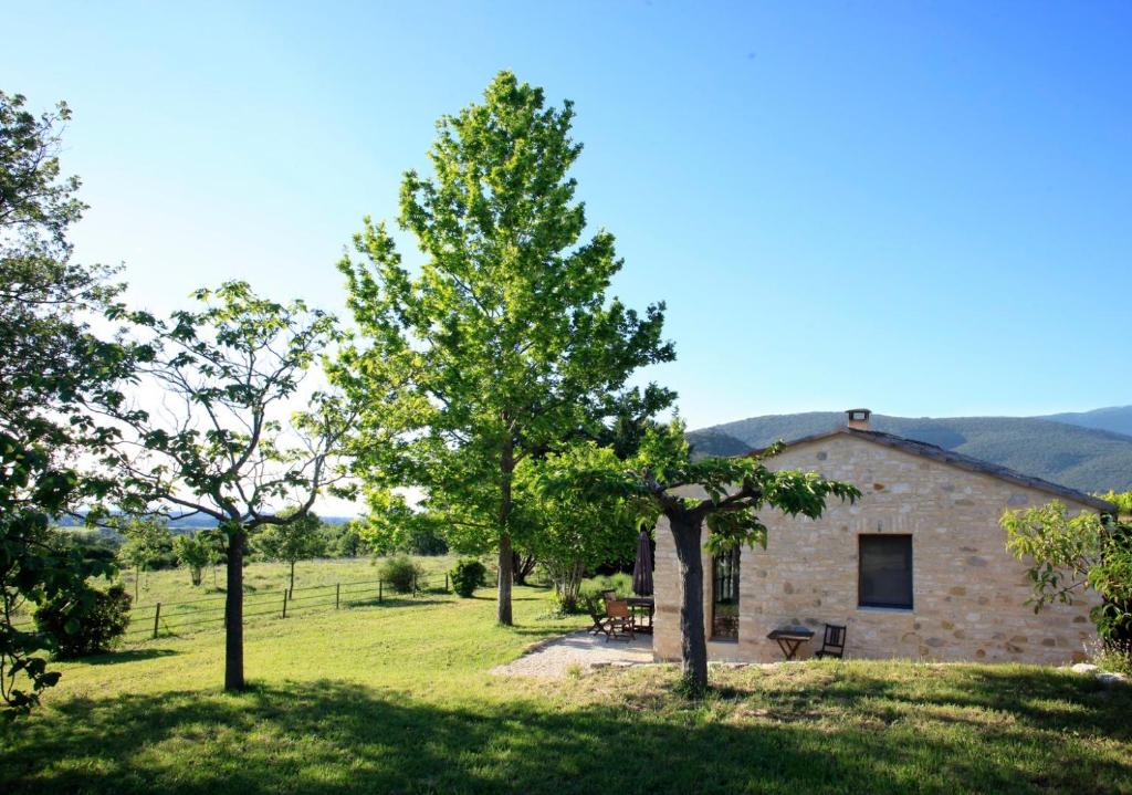Bergerie en pierres près d'Uzès,vue exceptionnelle