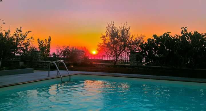 Swimming pool, Zephyros Rooms And Apartments in Drymon