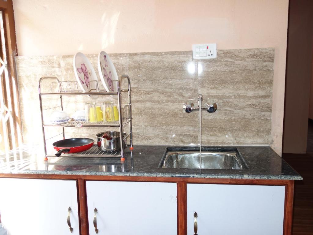 Kitchen, Bodhi Apartment hotel in Kathmandu