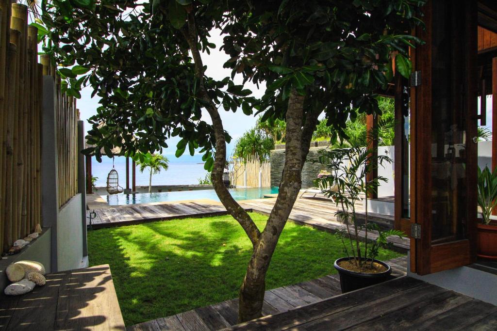 Balcony/terrace, Asmara Villa in Bali