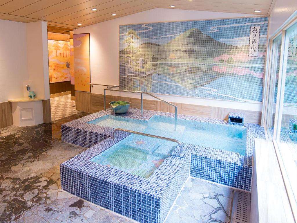 bain en source thermale 
