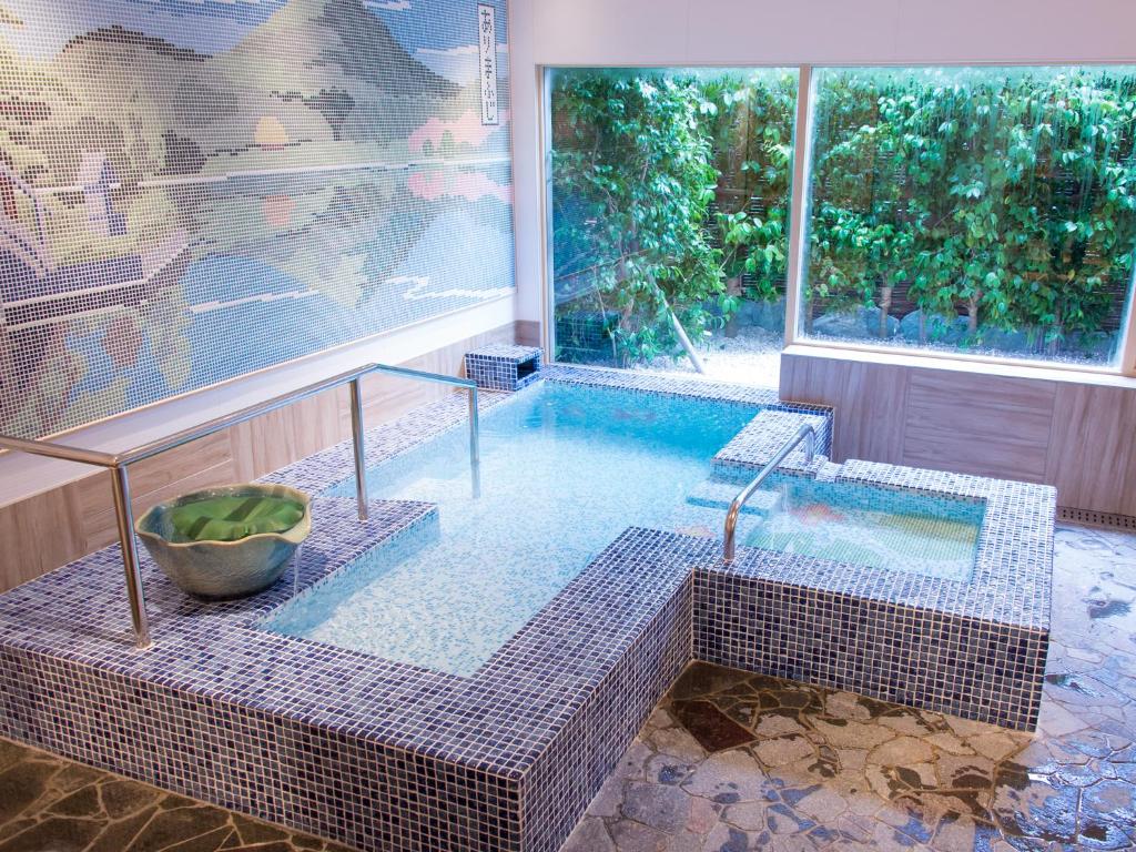 bain en source thermale 