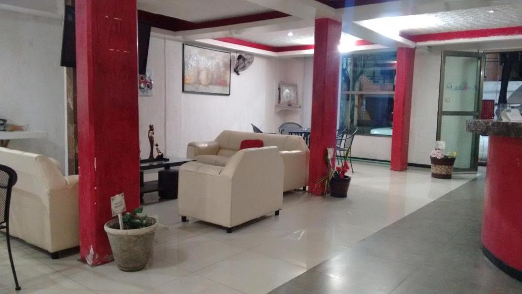 Shared lounge/TV area, Hotel Marina Campeche in Campeche