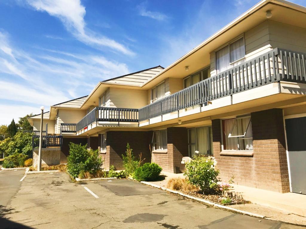 Balcony/terrace, Cumberland Motel in Dunedin