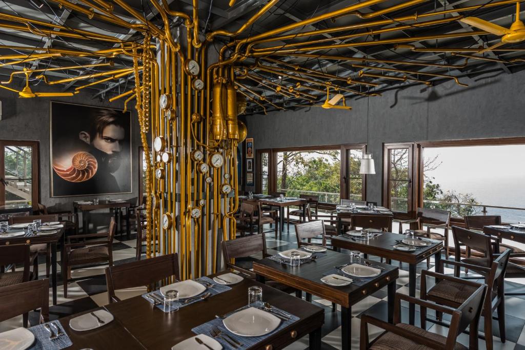 신타코르 아일랜드의 푸른 바다가 보이는 숙소 전경