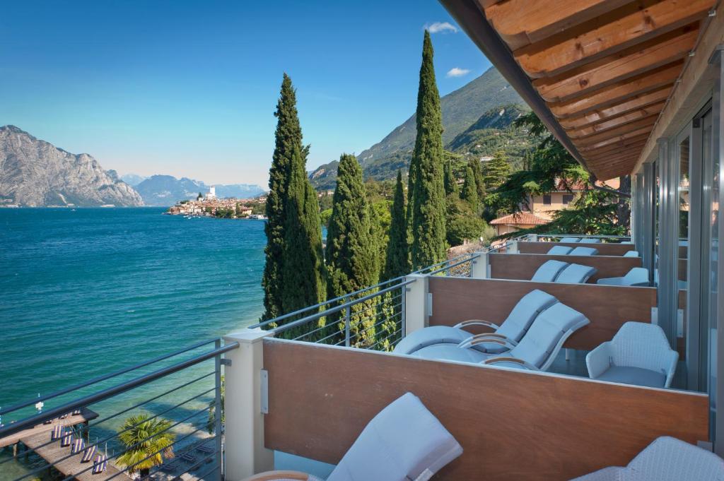 View, Beach Hotel Du Lac Malcesine in Verona