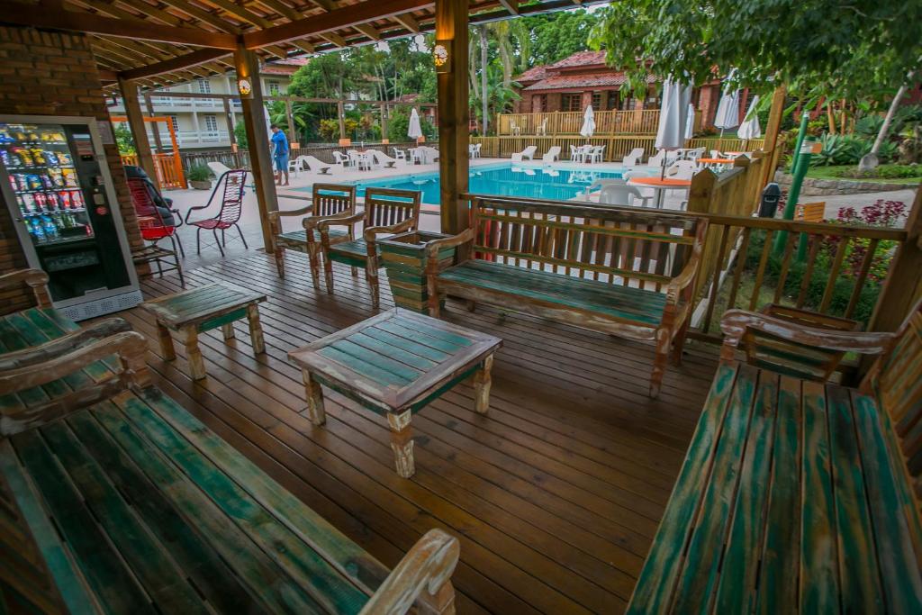 Swimming pool, Hotel Sao Sebastiao da Praia in Florianopolis
