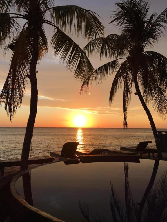 View, Paradise Palm Beach Bungalows in Bali