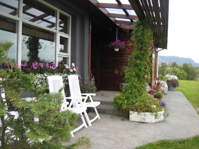 Garden, Dilksnes Guesthouse in Hornafjordur
