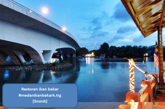 Chalet RM50 private pool homestay aircond RM100 Kakmah HSNZ pantai timur guest house Kuala Terenggan