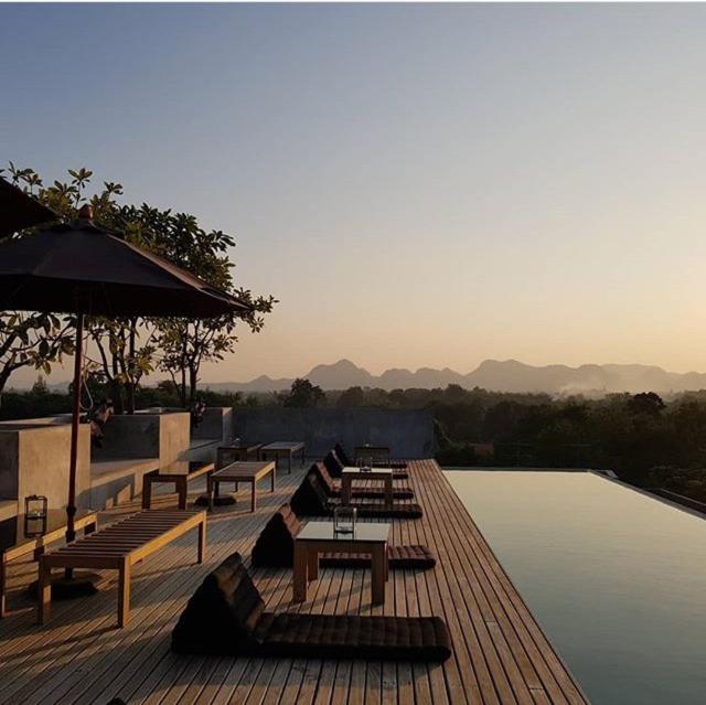 Swimming pool, inchantreedoopool in Kanchanaburi