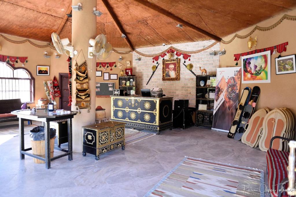 Lobby, Arabian Oryx Camp in A'Sharqiyah Sands (Wahiba)