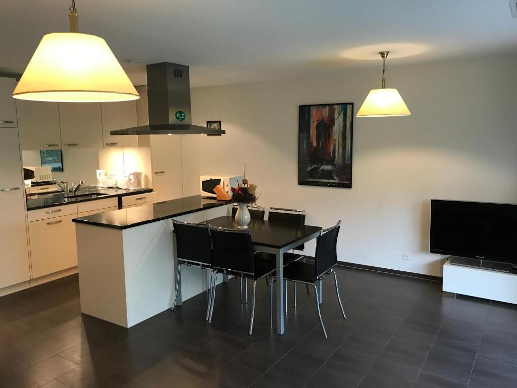 Kitchen, Skender's Apartment in Interlaken