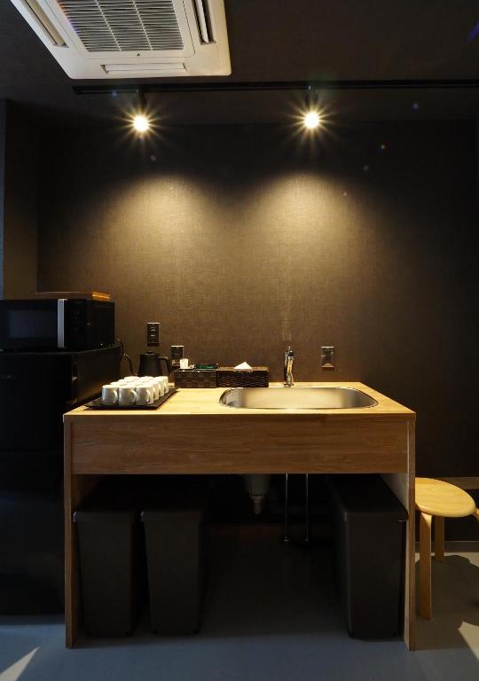 Kitchen, Yumoto Station Hotel MIRAHAKONE in Hakone