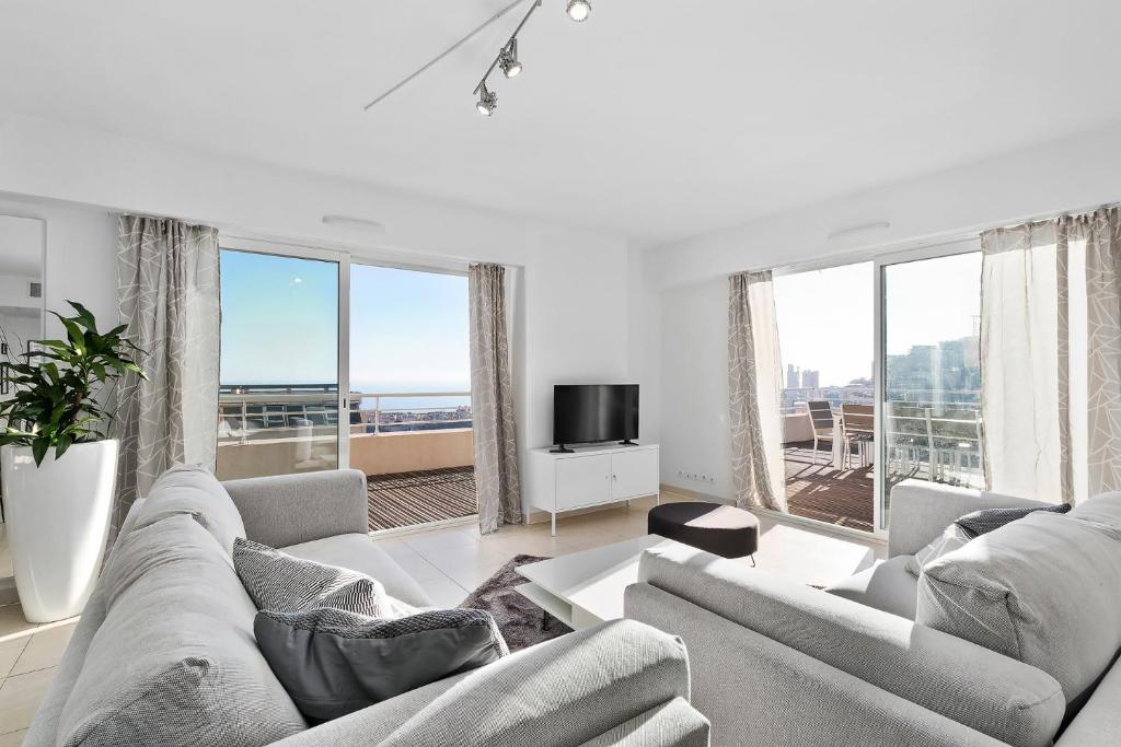 Luxury Monaco Sea View Penthouse Le Lord - 3