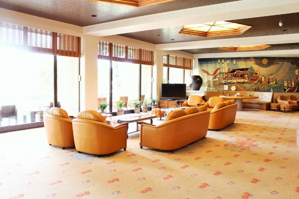 Lobby, Miyajima Seaside Hotel in Hiroshima