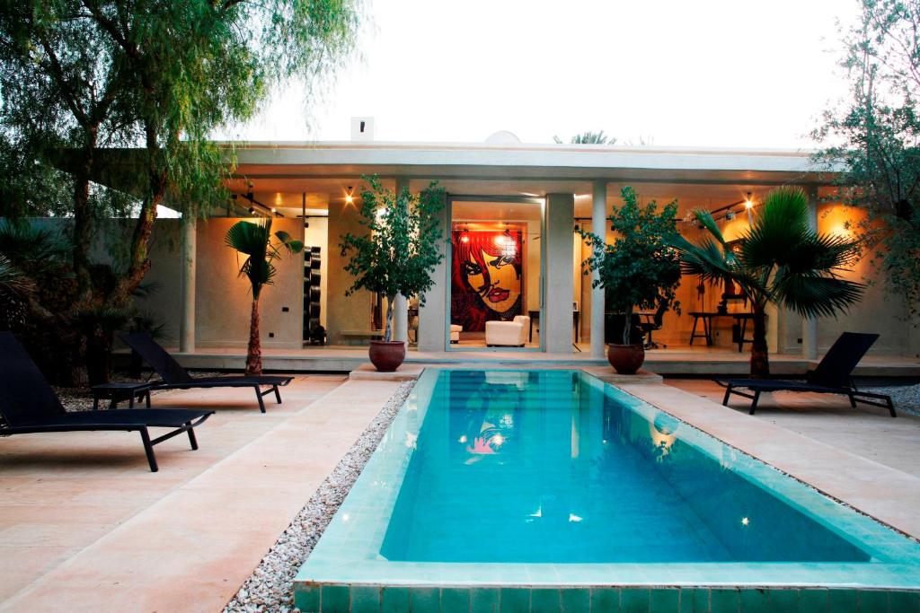 Swimming pool, Dar Sabra in Marrakech