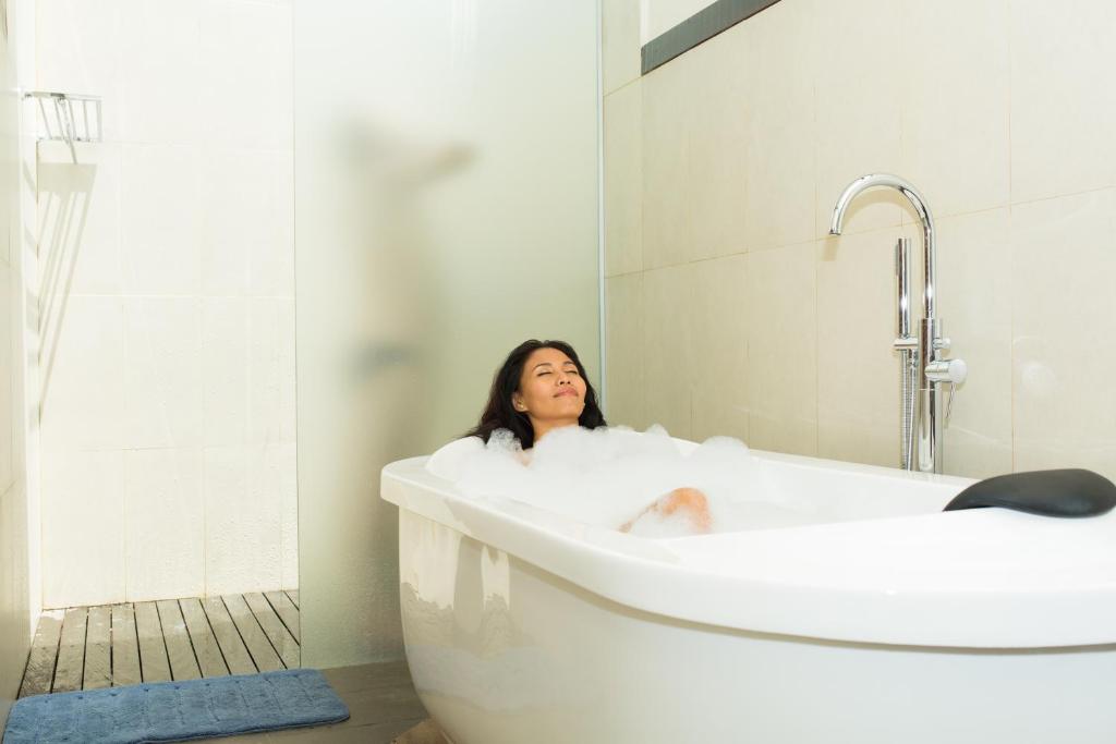 Bathroom, I Guci Home in Bali