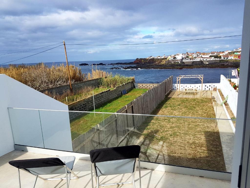 Amazing view to the sea & port bay in Mosteiros photo