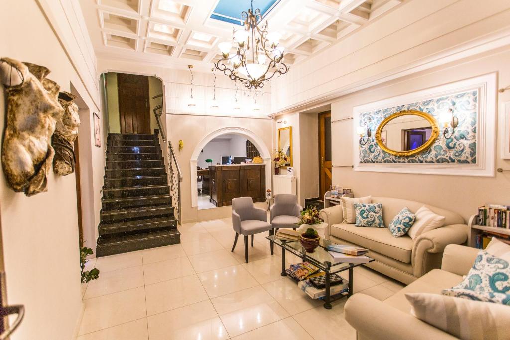 Lobby, Paradise Hotel in Parga