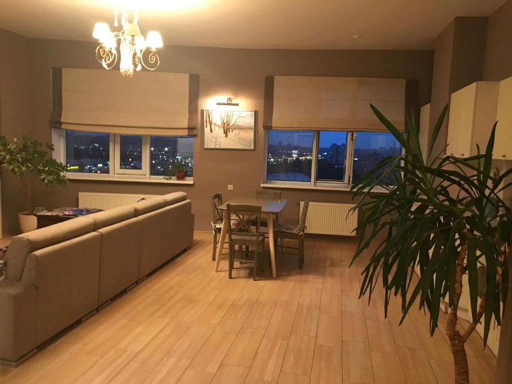 Stylish views Apartments in the parasol. Parus .Obolonskaya embankment photo