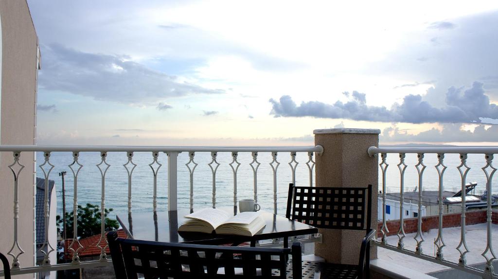Balcony/terrace, Filanthi Apartments in Paralia (Fanari)