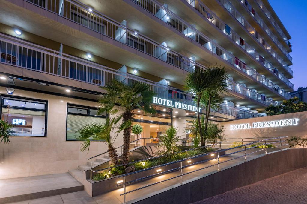 Hotel President — Hotel building in Calella, Catalonia