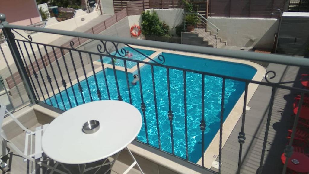 Balcony/terrace, Christina Studios & Apartments in Parga