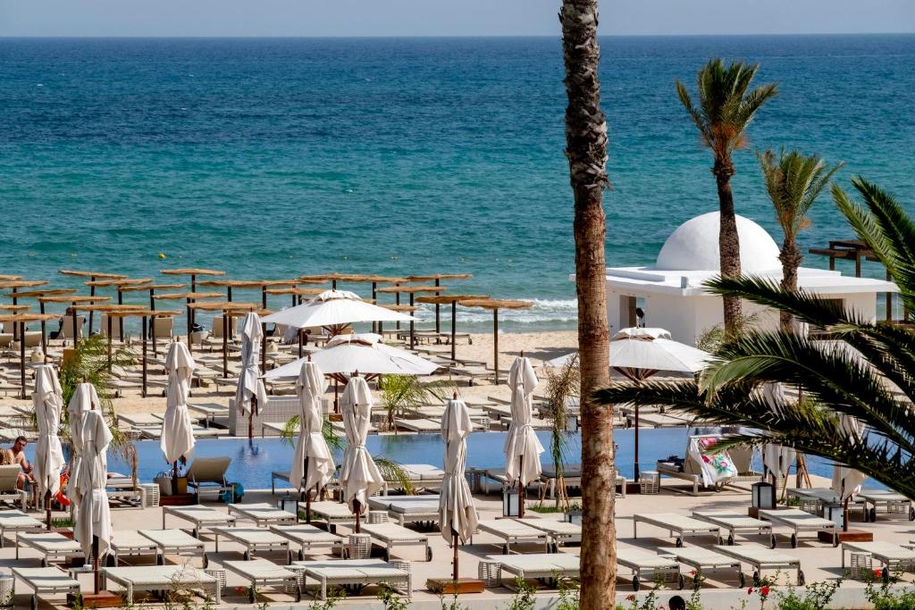 Les Orangers Garden Villas and Bungalows Ultra All inclusive — Beach in Hammamet, Nabeul