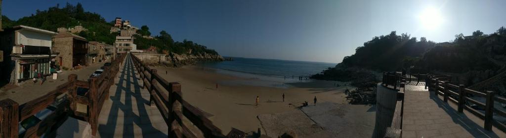 Beach, Matsu 1st Hostel in Matsu Island