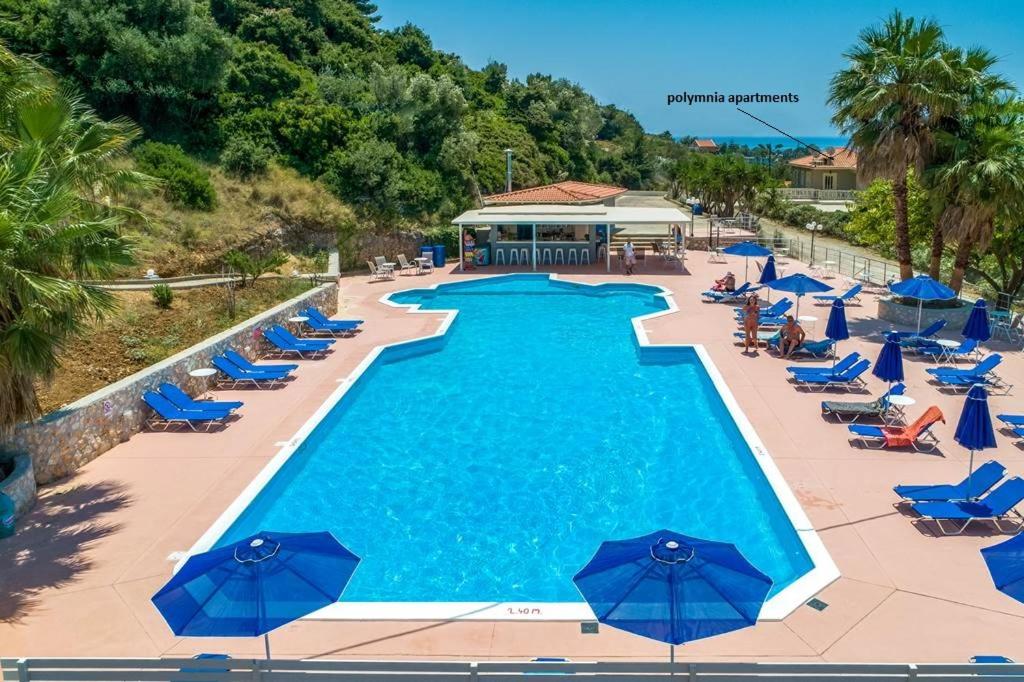 Swimming pool, Polymnia Apartments Lassi in Kefalonia