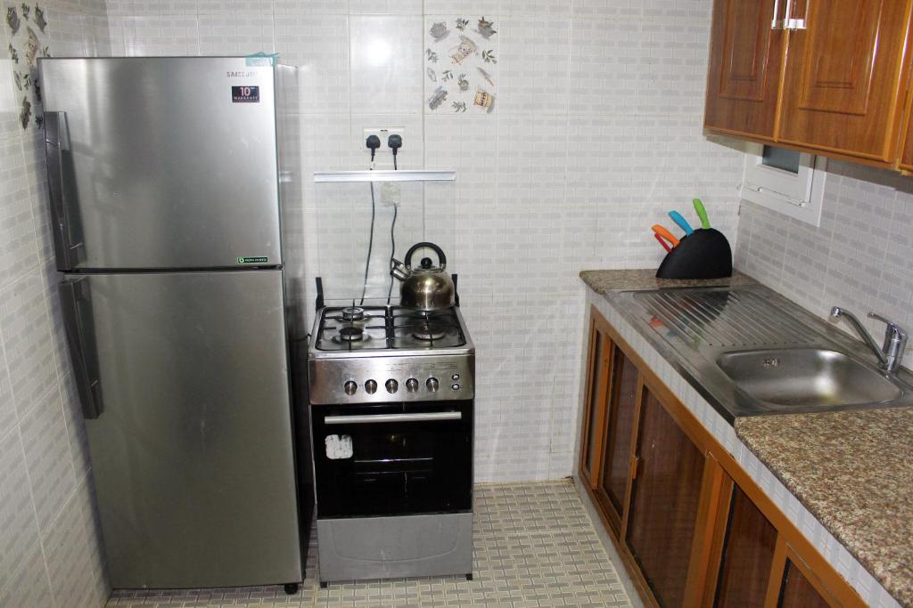 Kitchen, Al Noor Furnished Flats Apartments in Salalah