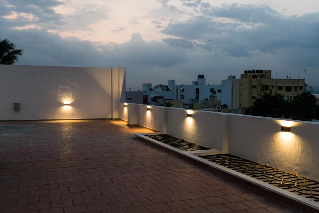 Balcony/terrace, Micasa Hostels in Pondicherry