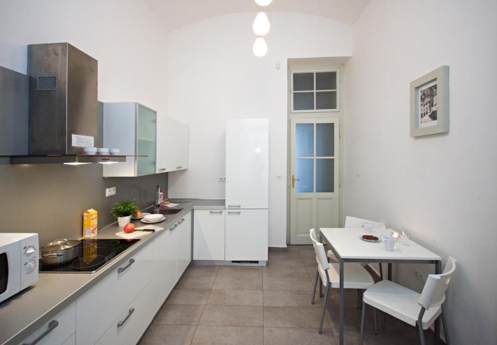 Kitchen, River View Residence in Prague