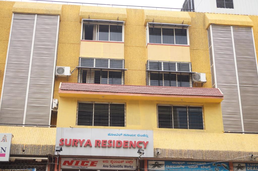 Exterior view, Hotel Surya Residency in Bangalore