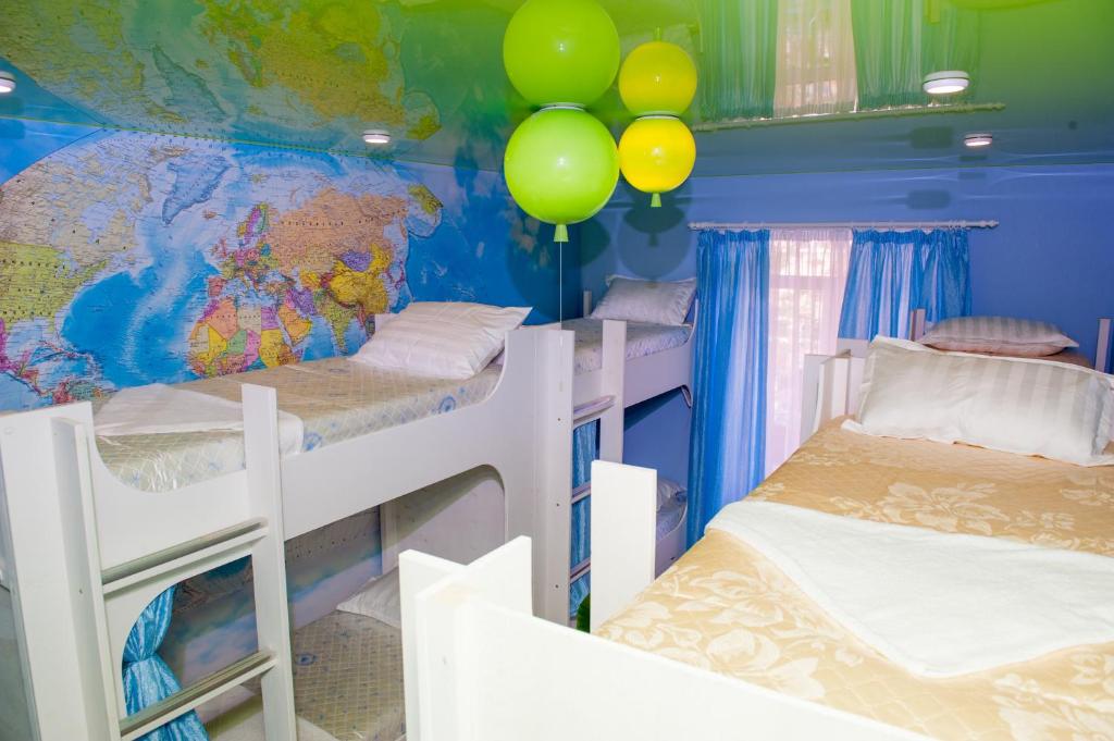 Bunk Bed in Male Dormitory Room - Top Bunk