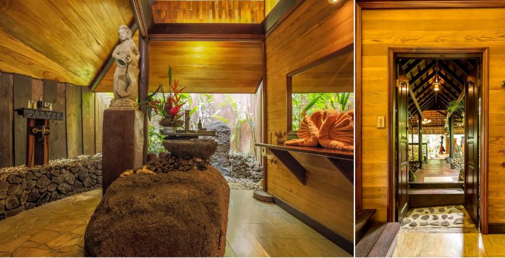 Bathroom, Rohotu Fare Lodge in Bora Bora Island