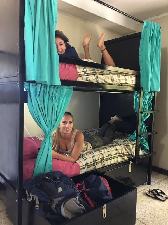Tempat Tidur di Kamar Asrama Wanita 4-Tempat Tidur