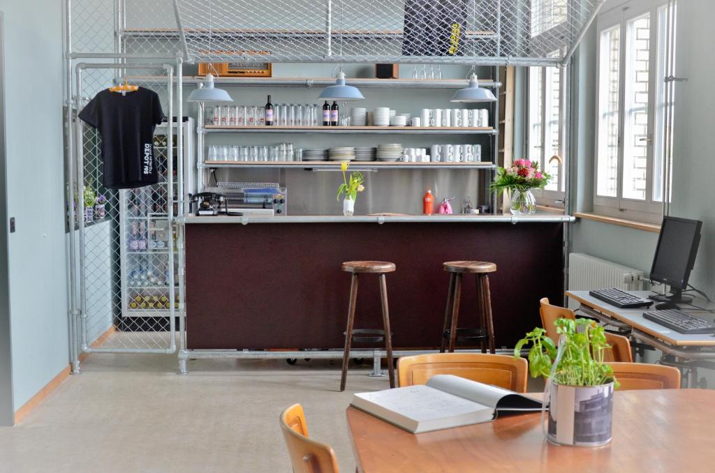 Bar/lounge, Depot 195 - Hostel Winterthur in Winterthur