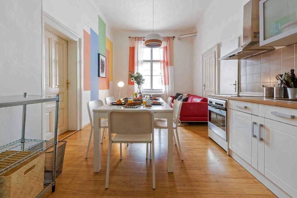 Kitchen, Apartments At I.P.Pavlova in Prague