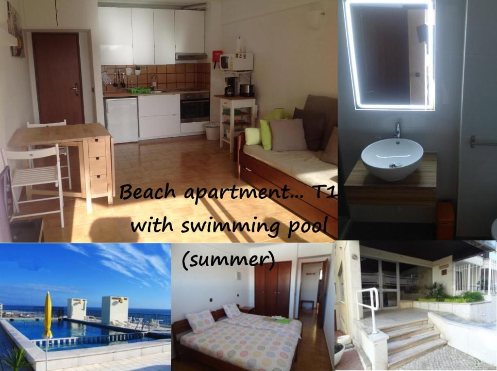 Beach apartment... T1 with swimming pool (summer) — Hotel in Lisbon