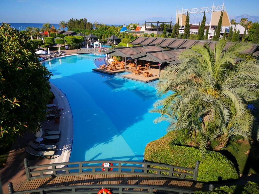 limak lara deluce hotel resort view from top